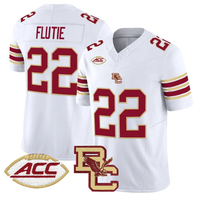 Doug Flutie Jersey #22 Boston College Eagles 2025 Vapor Stitched White by NCAA Football Jersey