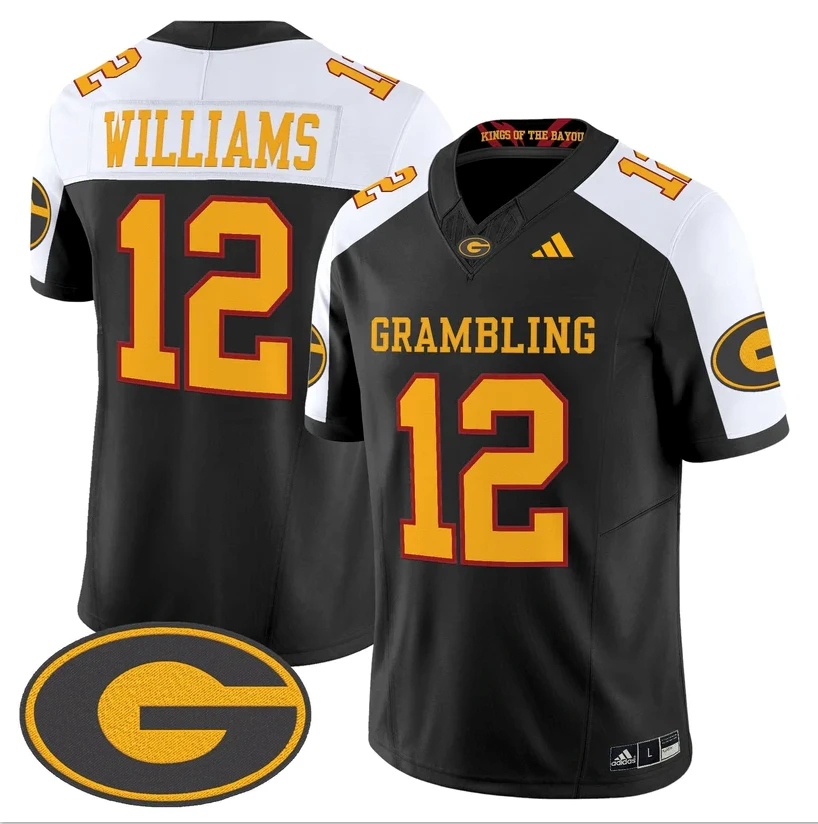 Doug Williams Jersey #12 Grambling Tigers 2025 Vapor Limited Stitched by My Store NCAA Football Jerseys