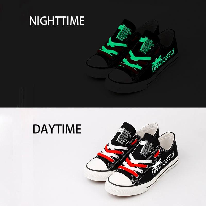 Dragonfly Canvas Sneakers Shoes For Men Women Fans by Crocs