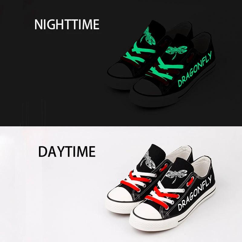 Dragonfly Canvas Sneakers Shoes For Men Women Fans by Crocs