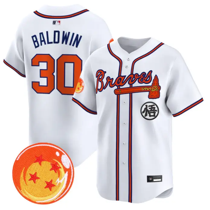 Drake Baldwin Jersey #30 Atlanta Braves Dragon Ball Premier Stitched by My Store