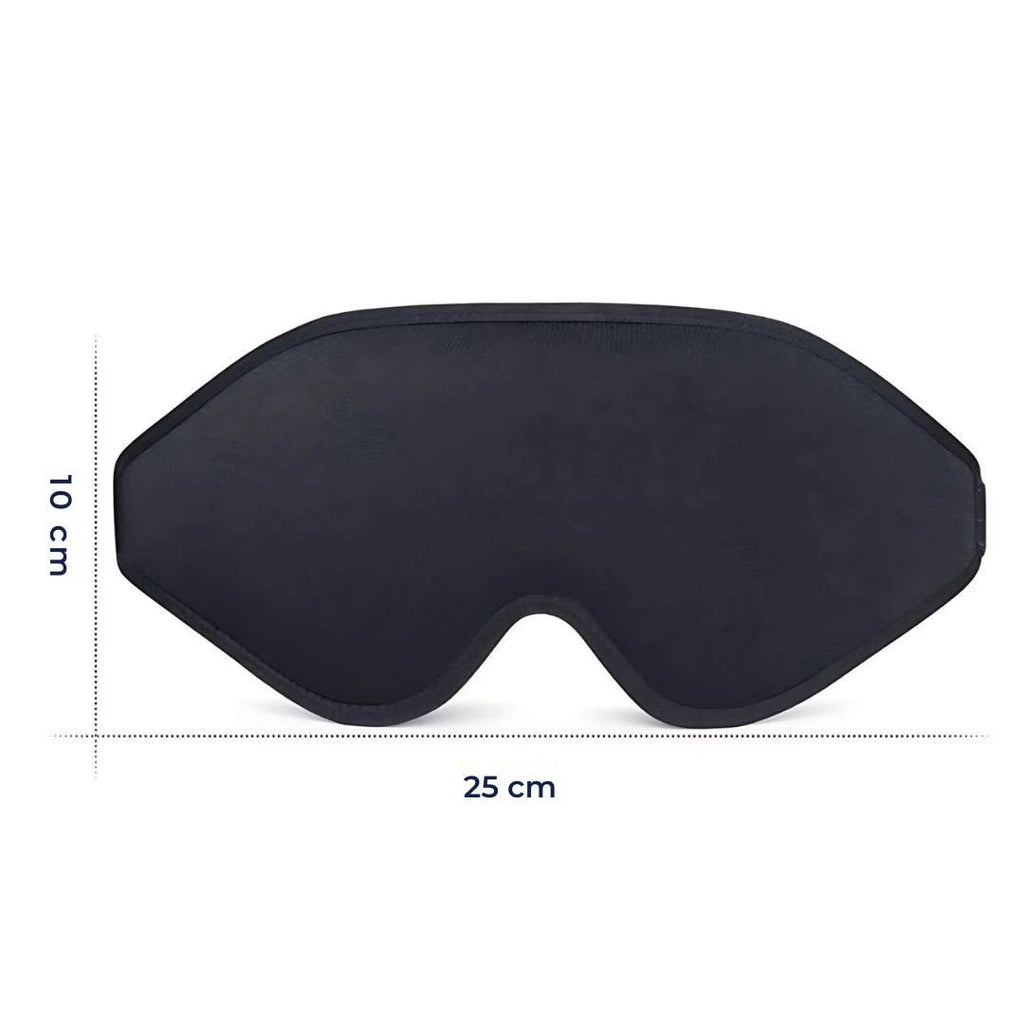 DreamSeal 3D Sleep Eye Mask | Light Blocking Mask - Sleep Blindfold - for Travel - Meditation - Insomnia - Deep Sleep - Adjustable Strap Bowlift by Bowlift