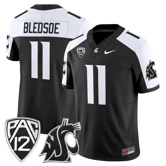 Drew Bledsoe Jersey #11 Washington State Cougars 2025 Vapor Limited Stitched by My Store NCAA Football Jerseys