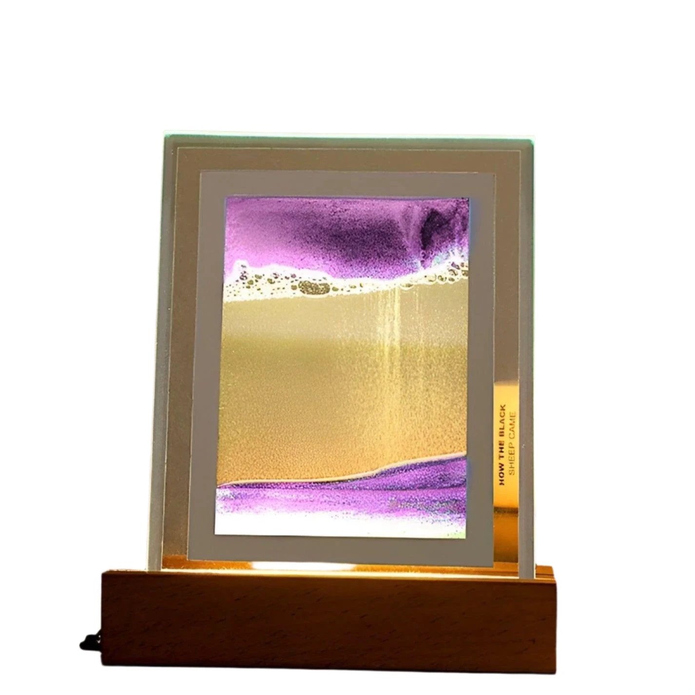 Hypnotic Sand Art Lamp with Soothing LED Light Bowlift by Bowlift