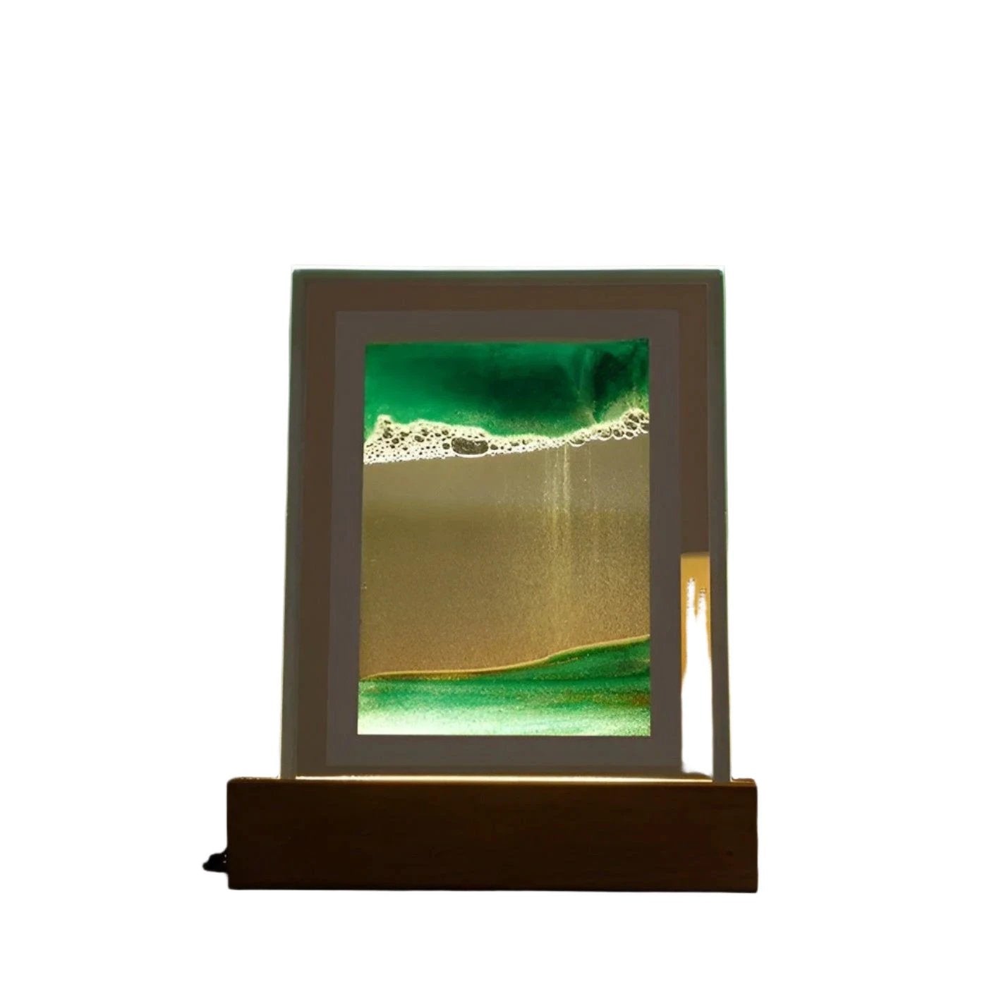 Hypnotic Sand Art Lamp with Soothing LED Light Bowlift by Bowlift
