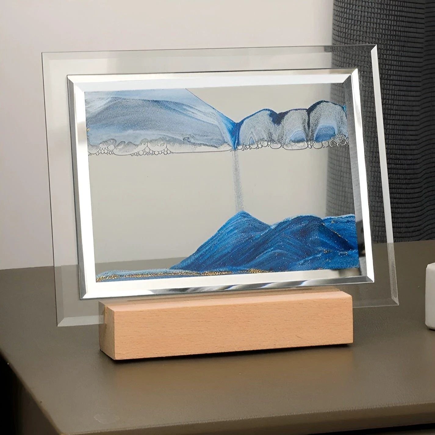 Hypnotic Sand Art Lamp with Soothing LED Light Bowlift by Bowlift