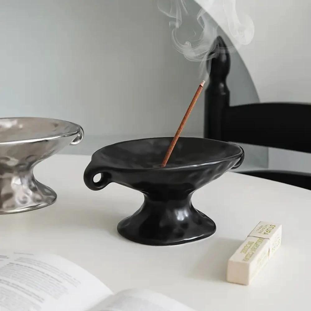 Dual-Ear Ceramic Oval Organizer by Casa & Beyond
