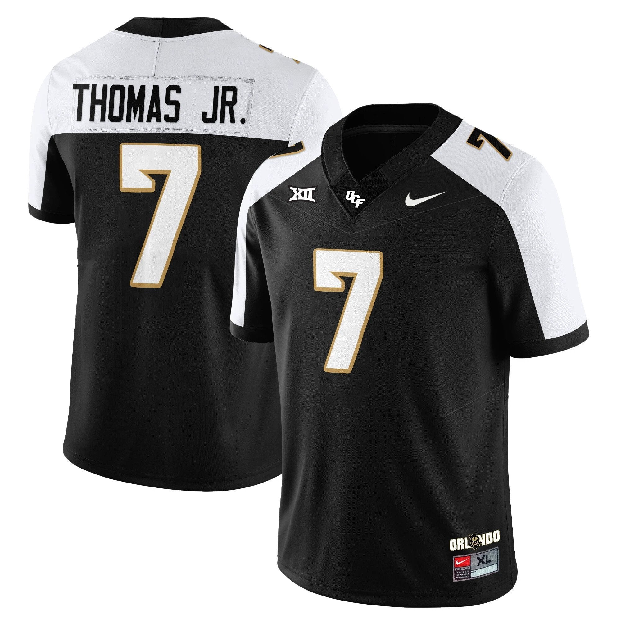 Duane Thomas Jr Jersey #7 UCF Football 2025 Core Uniforms Stitched Alternate by NCAA Football Jersey