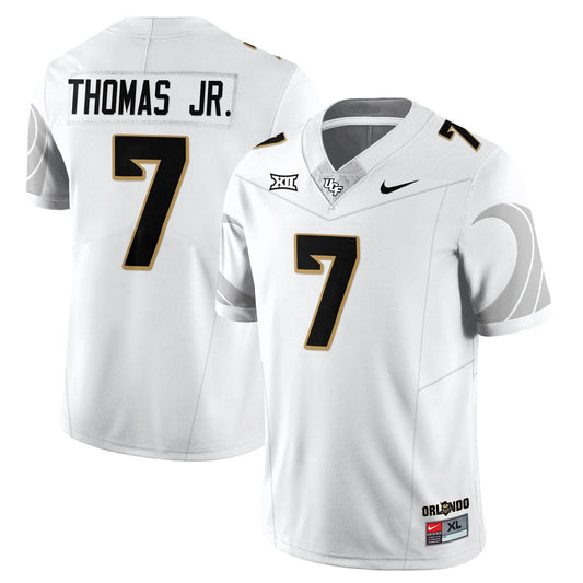 Duane Thomas Jr Jersey #7 UCF Football 2025 Core Uniforms Stitched White by NCAA Football Jersey
