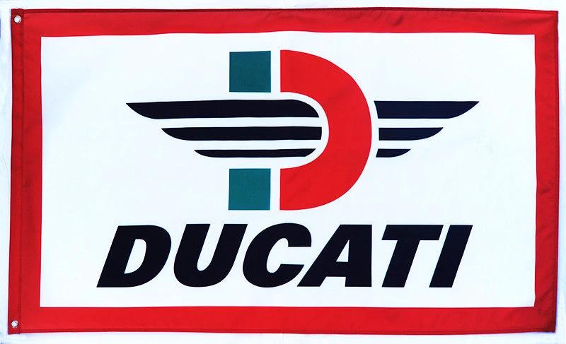 Ducati Flag-3x5 FT-100% polyester Banner-Corse-Ducatic Motorcycles Flag by flagsshop
