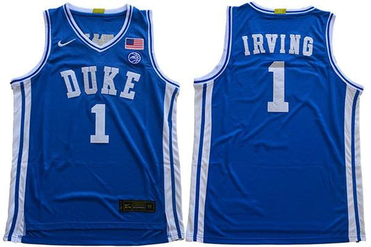 Duke Blue Devils #1 Irving Basketball NCAA Basketball Jersey Blue by My store basketball