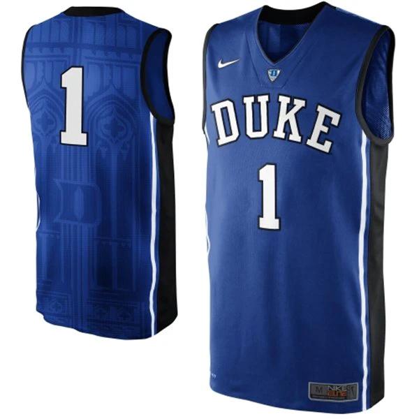 Duke Blue Devils #1 Jabari Parker Basketball NCAA Basketball Jersey Blue by My store basketball