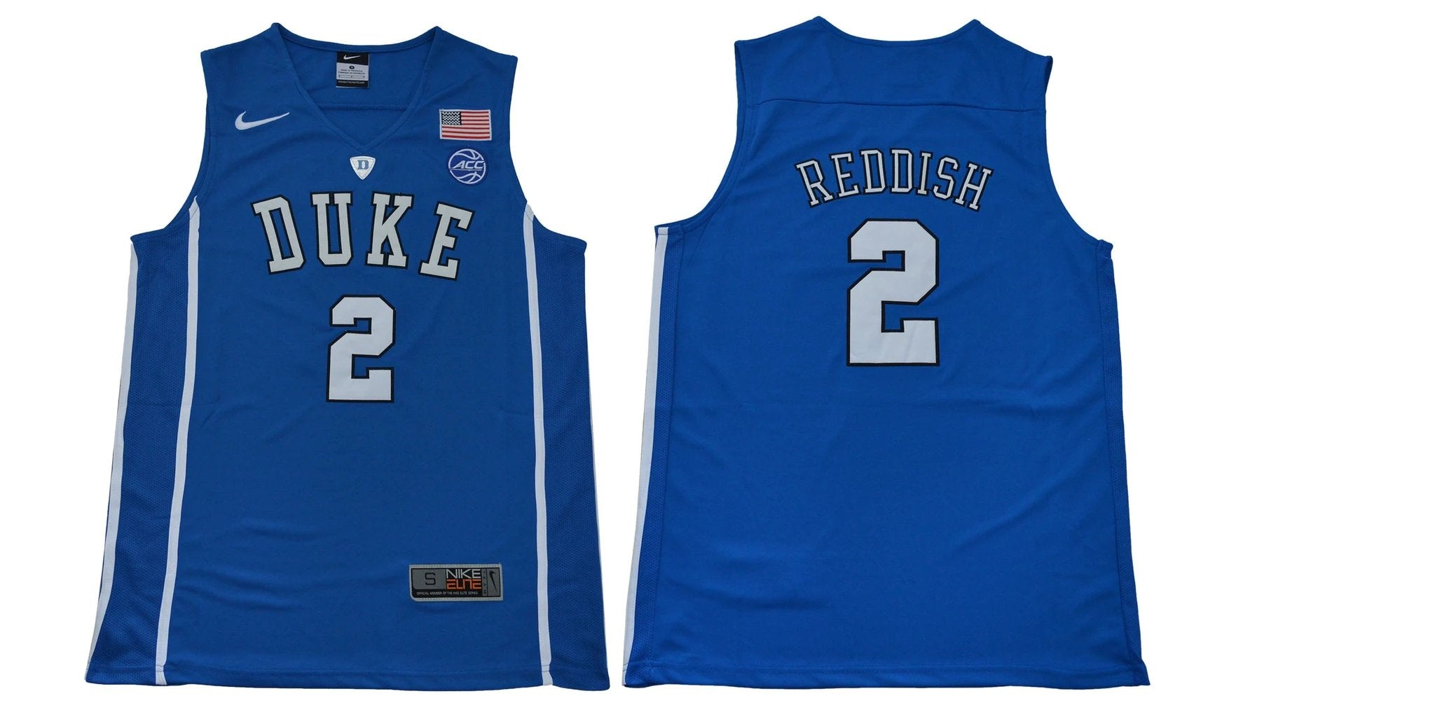 Duke Blue Devils #2 Reddish Basketball NCAA Basketball Jersey Blue by My store basketball