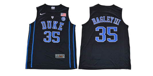 Duke Blue Devils #35 Bagley III Basketball NCAA Basketball Jersey Black by My store basketball