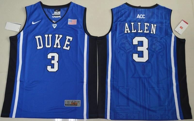 Duke Blue Devils #3 Garyson Allen Basketball NCAA Basketball Jersey Blue by My store basketball
