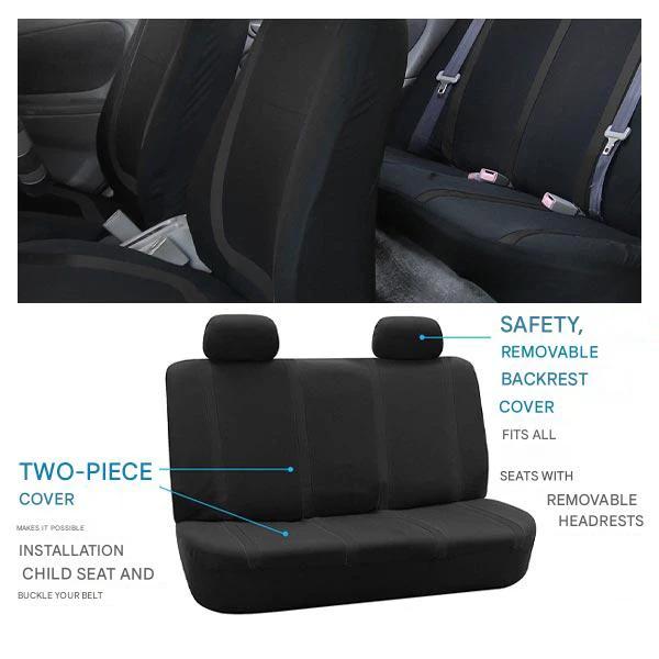 ComfortSeat 9-piece Car Seat Covers Set – Universal, Breathable & Washable by BowLift