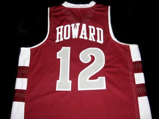 Dwight Howard Jersey #12 Saca High School Basketball Maroon by My store basketball