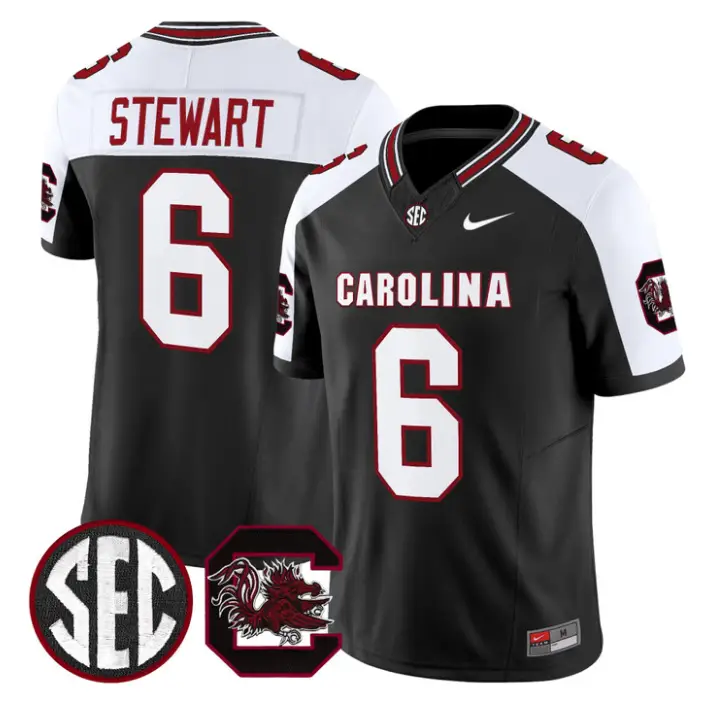 Dylan Stewart Jersey #6 South Carolina Gamecocks 2026 Limited Stitched by My Store NCAA Football Jerseys