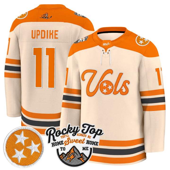 Dylan Updike Jersey #11 Tennessee Volunteers 2025-26 Hockey Premium Stitched by Hockey David