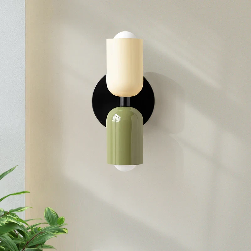 Modern Vintage Double-Headed Utility Room Wall Light - Stylish Illumination for Contemporary Spaces by BowLift