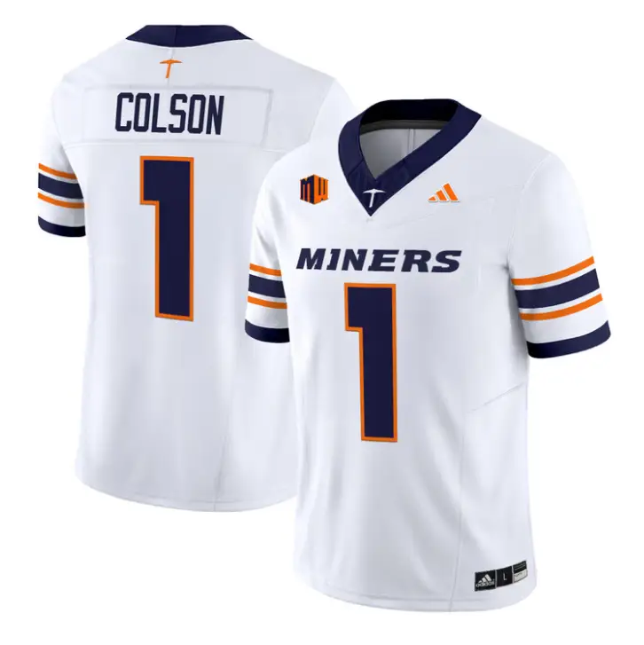 EJ Colson Jersey #1 UTEP Miners 2016 Vapor Limited Stitched