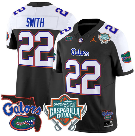 Emmitt Smith Jersey #22 Florida Gators 2025 Gasparilla Bowl Patch Black Alternate by My Store
