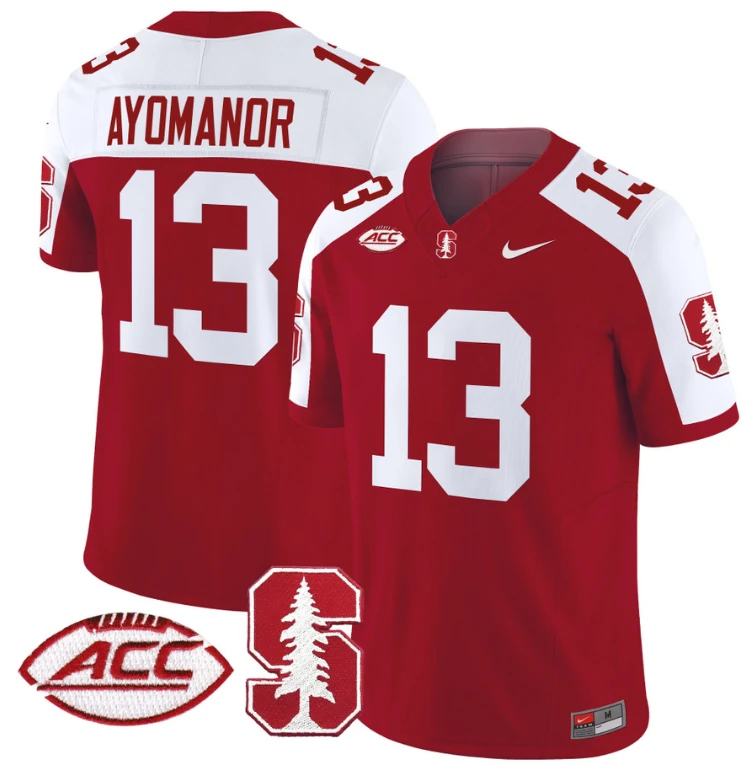 Elic Ayomanor Jersey #13 Stanford Cardinal Vapor Limited College Football Stitched Crimson Alternate by My Store