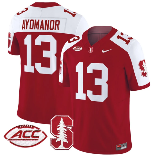Elic Ayomanor Jersey #13 Stanford Cardinal Vapor Limited College Football Stitched Crimson Alternate by My Store