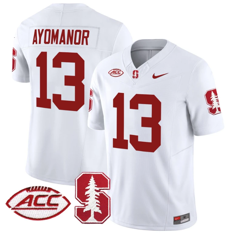 Elic Ayomanor Jersey #13 Stanford Cardinal Vapor Limited College Football Stitched White by My Store