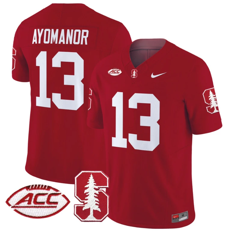 Elic Ayomanor Jersey #13 Stanford Cardinal Vapor Limited College Football Stitched Crimson by My Store
