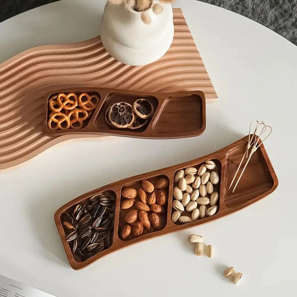 Earth Tone Appetizer Serving Tray by Casa & Beyond