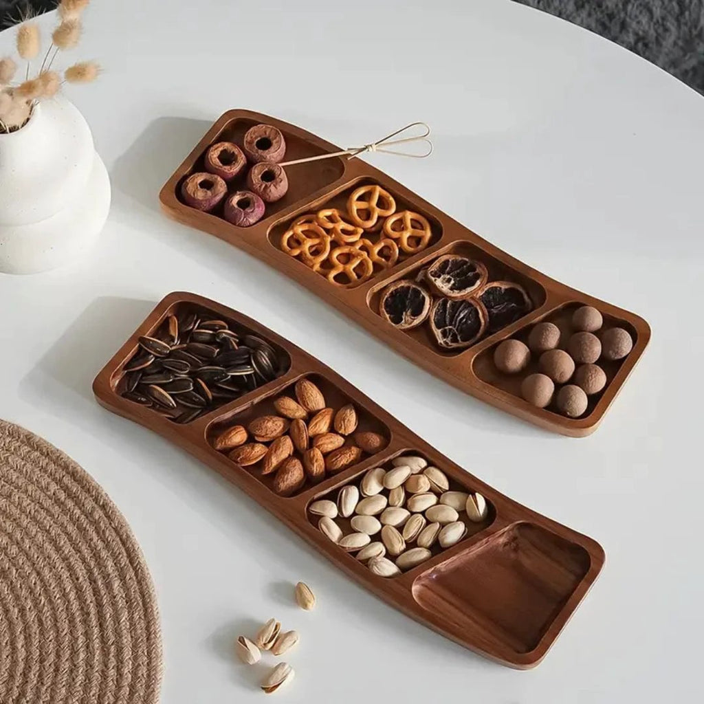 Earth Tone Appetizer Serving Tray by Casa & Beyond