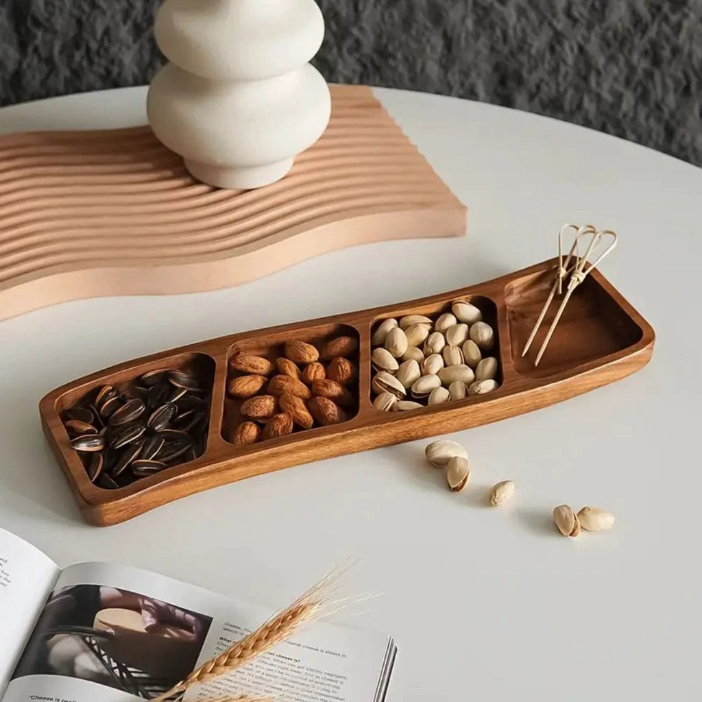 Earth Tone Appetizer Serving Tray by Casa & Beyond