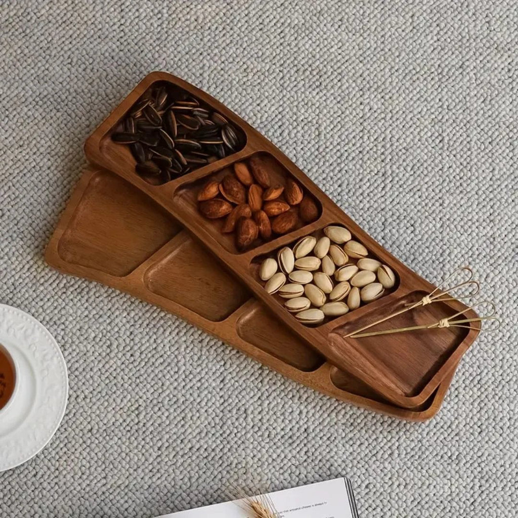 Earth Tone Appetizer Serving Tray by Casa & Beyond