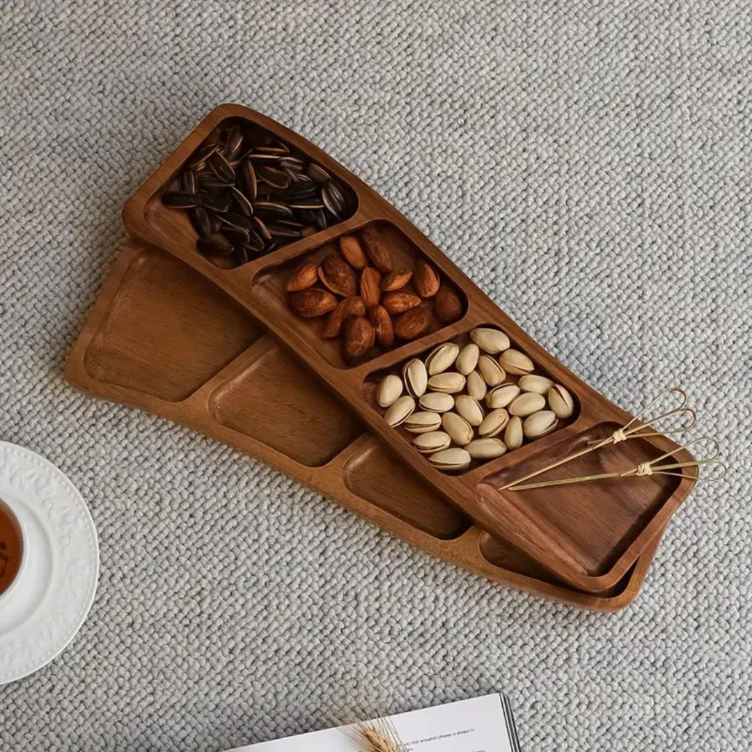 Earth Tone Appetizer Serving Tray by Casa & Beyond