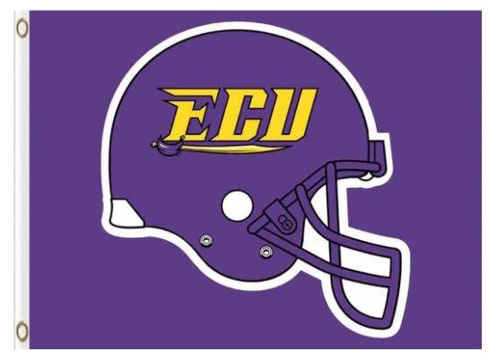 East Carolina Pirates Club Basketball Flag 3X5ft Banner USA Polyester with 2 Brass Grommets by flagsjustdoit