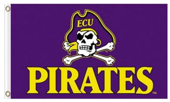 East Carolina Pirates Sport Flag 3X5ft Banner USA Polyester with 2 Brass Grommets by flagsjustdoit