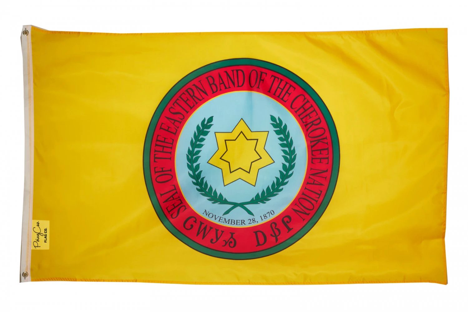 Eastern Band Cherokee Large Flag 3x5FT Banner Native American NC Tribe EBCI by flagsjustdoit