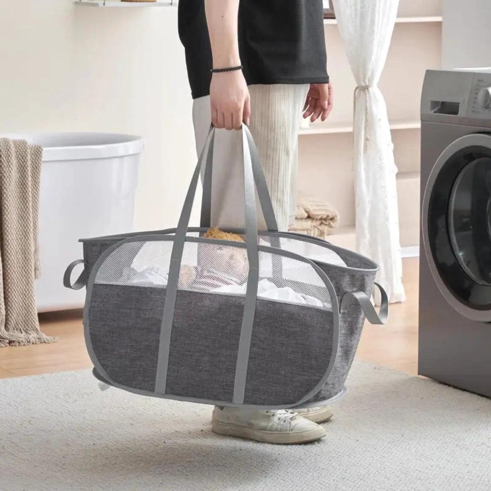 Easy Move Carry Laundry Basket by Casa & Beyond