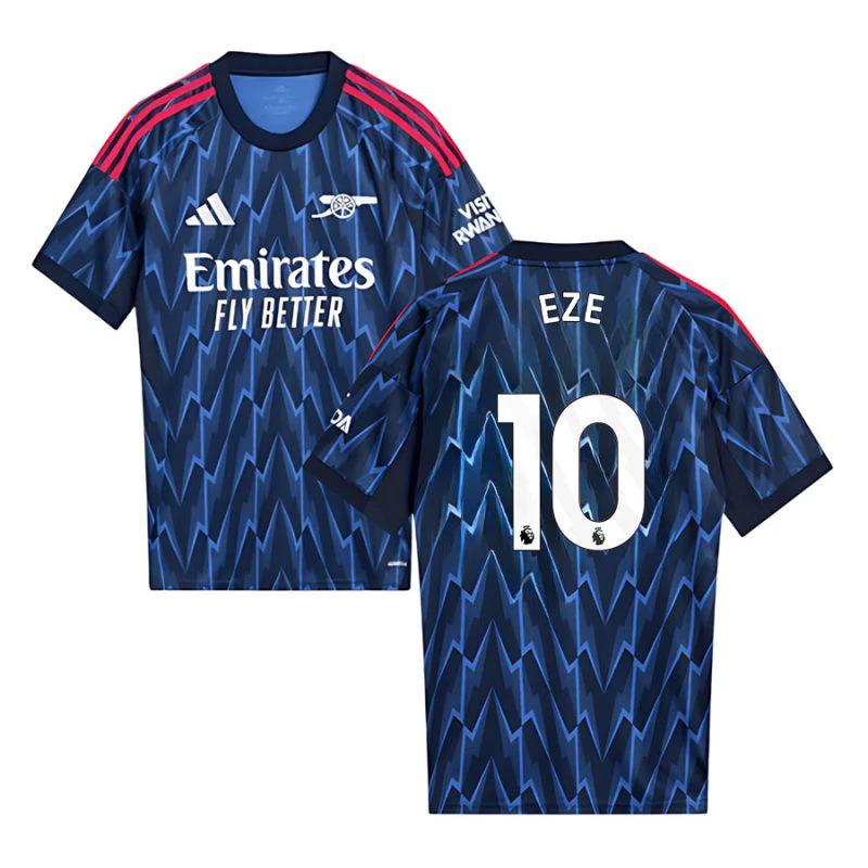 Eberechi Eze 10 Arsenal 2025-26 Away Men Jersey – Blue by Soccer Jersey