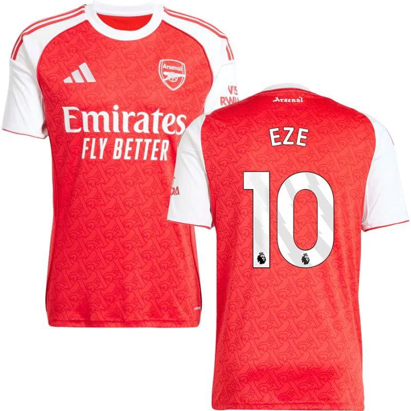 Eberechi Eze 10 Arsenal 2025-26 Home Men Jersey – Red by Soccer Jersey