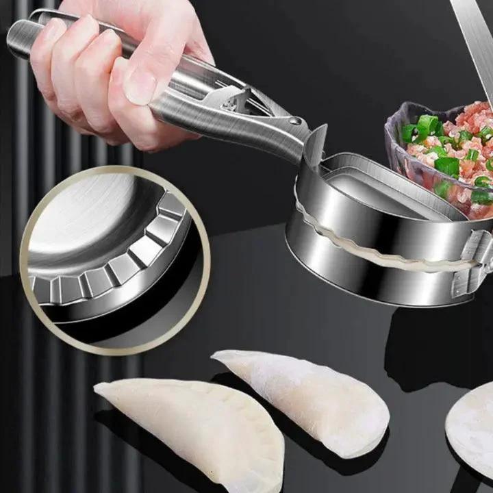 Stainless Steel Dumpling Mold - Perfect Dumplings Made Quickly by BowLift
