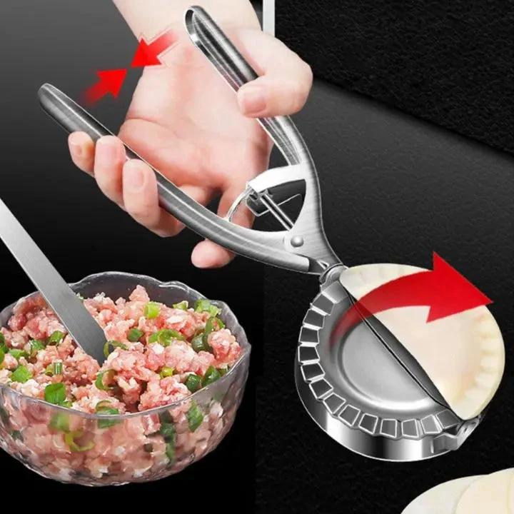 Stainless Steel Dumpling Mold - Perfect Dumplings Made Quickly by BowLift