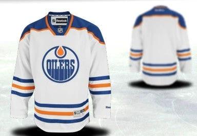 Edmonton Oilers Customized White Thrid Jersey by Hockey David