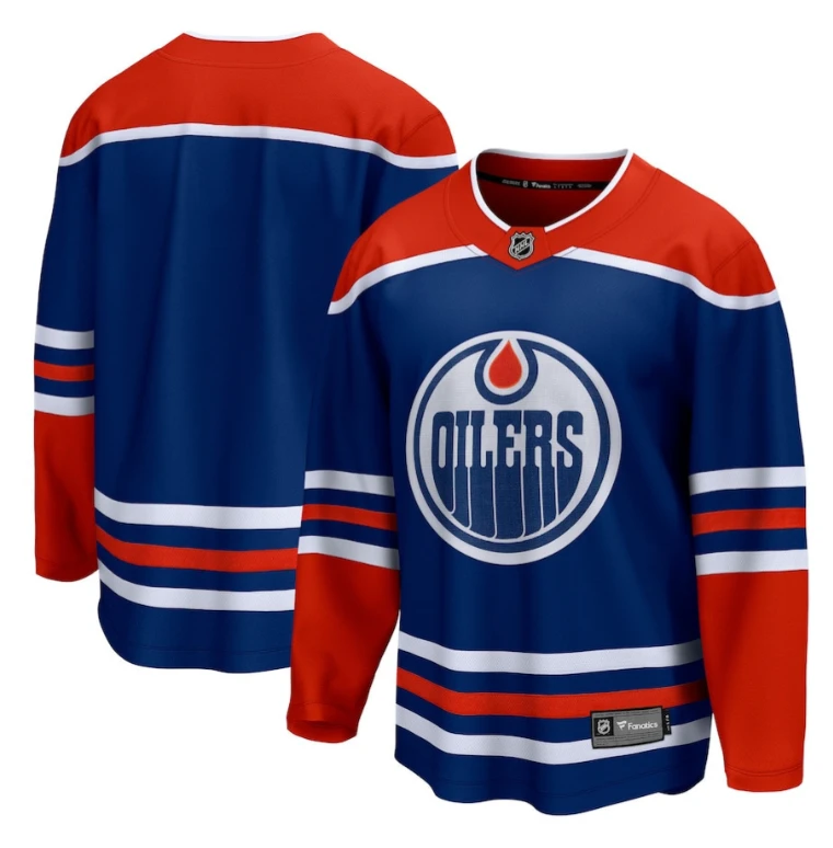 Edmonton Oilers Away Breakaway Jersey Men, White (Copy) by Hockey David