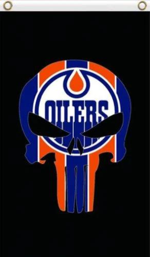 Edmonton Oilers Sport Flag 3X5Ft Polyester Digital Print Banner USA by flagsjustdoit
