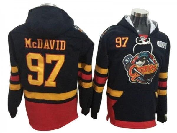 Edmonton Oilers #97 Connor McDavid Hoodie - Black by Hockey David