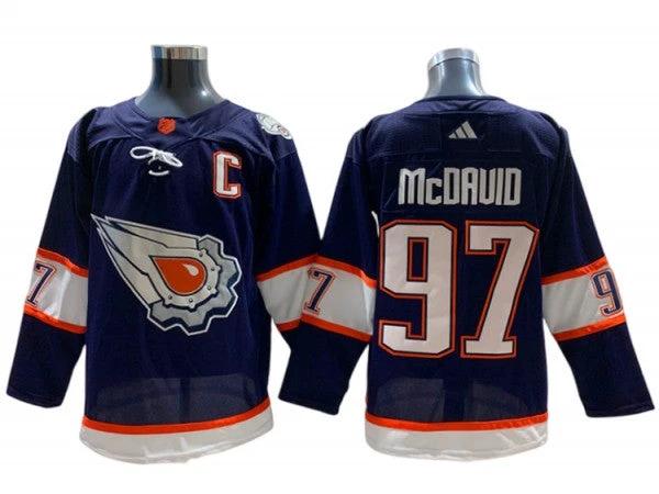 Edmonton Oilers #97 Connor McDavid Hoodie - Orange by Hockey David
