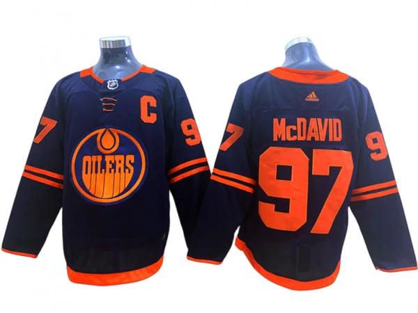 Edmonton Oilers #97 Connor McDavid Orange Home Jersey by Hockey David