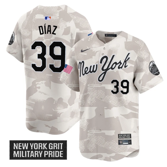 Edwin Díaz Jersey #39 New York Mets 2025 Armed Forces Day Vapor Stitched Camo by My Store